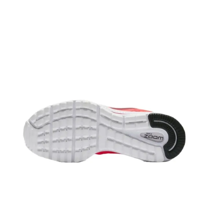 Nike Air Zoom Vomero 12 Cushioned Slip Resistant Low Top Running Shoes Women's Red White-4