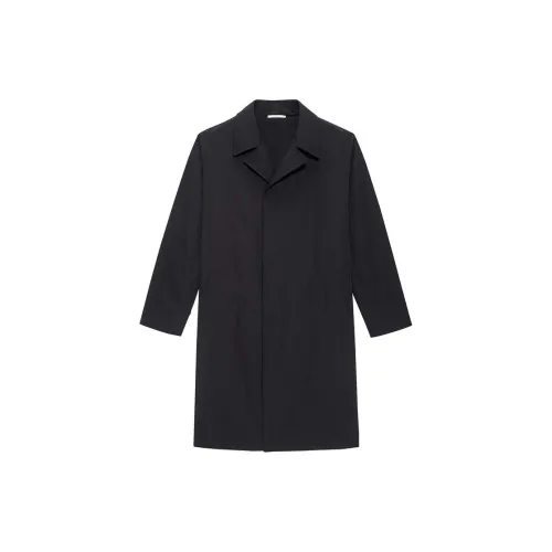 Nice Rice Trench Coats Men Charcoal Black