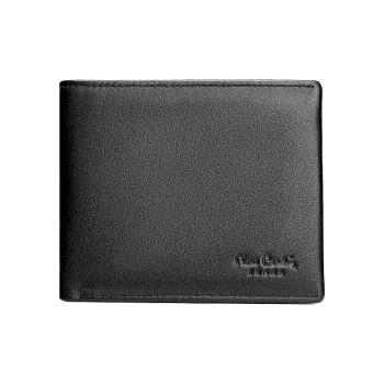 PIERRE CARDIN Genuine Leather Cropped Casual Wallet Horizontal Wallet Box Men's