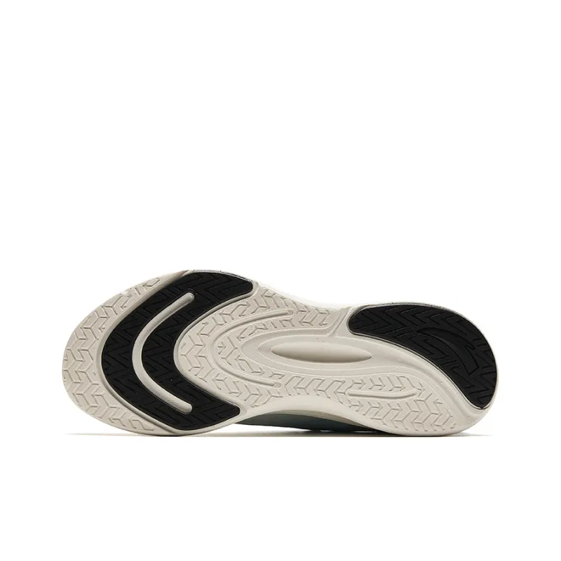 Anta Anti-Slip Wear-Resistant Breathable Lightweight Low-Top Running Shoes Men's White Gray-3