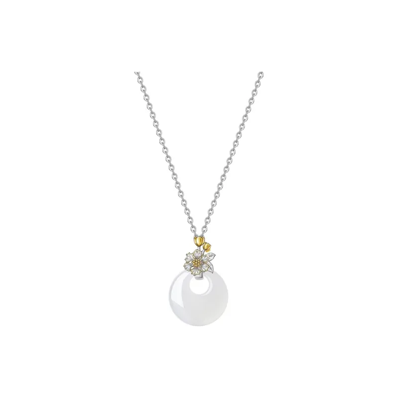 Asia Star Chalcedony Jade Necklaces Women's-9