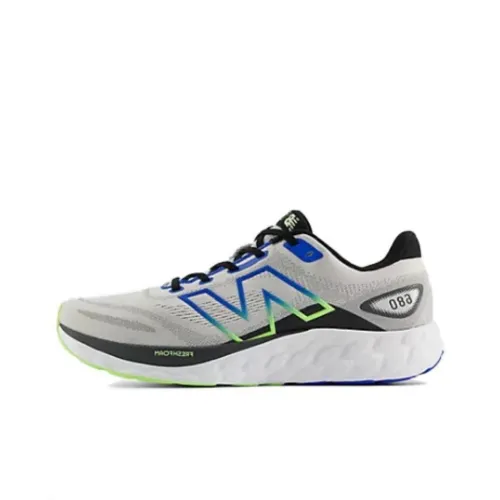 New Balance NB 680 V8 Slip Resistant Low Top Running Shoes Men's Gray Black