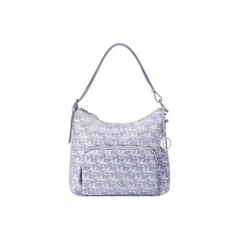 SAMSONITE LIBRA 2.0 Jacquard Fabric Hobo Bag Handbag Shoulder Bag Women's Purple Print