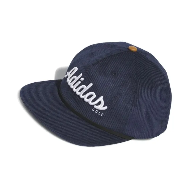 Adidas Cotton Corduroy Recycled Polyester Baseball Caps Men's Navy Blue-1