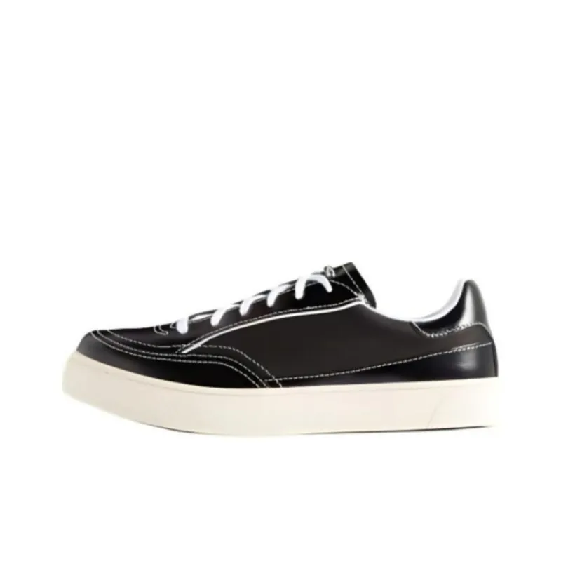OUR LEGACY Skimmer Patent-leather Sneakers-0