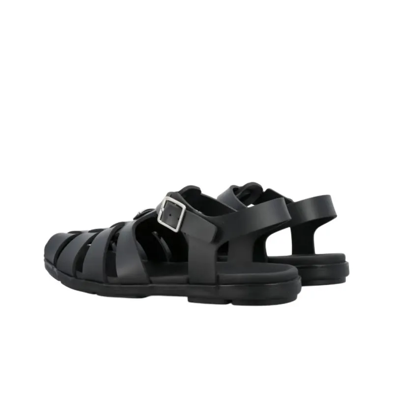 PRADA Triangle Roman Sandals Men's Black-3
