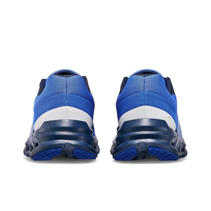 On Cloudrunner Cushioning Low Top Running Shoes Men's Blue-3