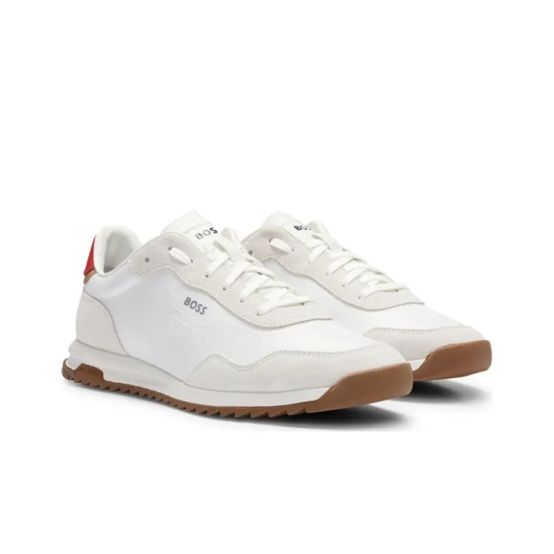 HUGO BOSS Low Top Casual Shoes Men's White-4