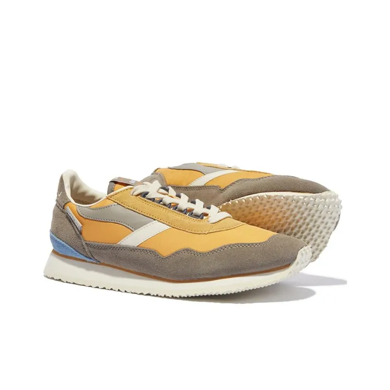 Norman Walsh Lightweight And Wear resistant Low Top Running Shoes Unisex Gray Yellow-3