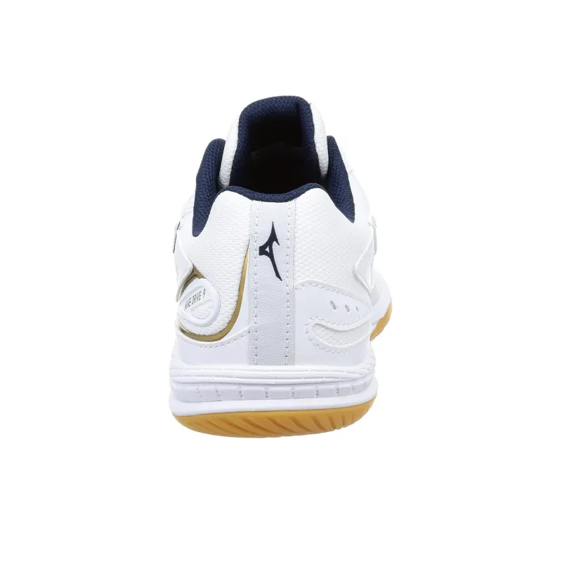 Mizuno WAVE DRIVE 9 Shock Absorbers Low Top Training Shoes Unisex White Navy Blue-3