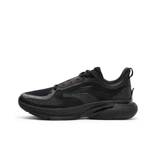 361° Dog Walking Shoes 2.0 Cushioning Anti Slip Wear Resistant Breathability Low Top Running Shoes Men's Obsidian Black