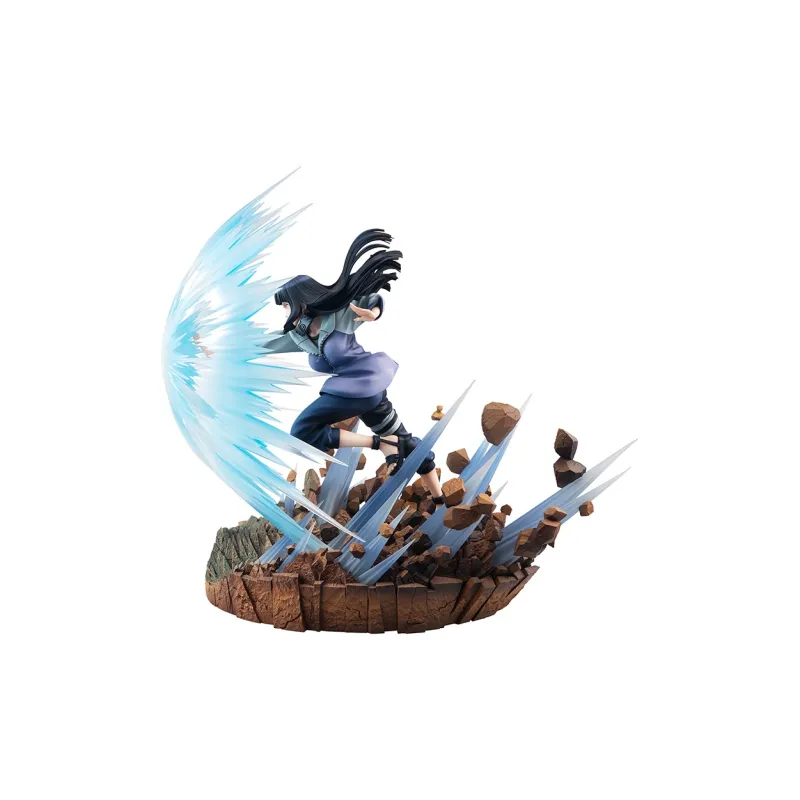 MegaHouse Hinata Hyuga GALS Naruto Shizune And Jiraiya's Dual Lion Fist Technique Scale Figures-2