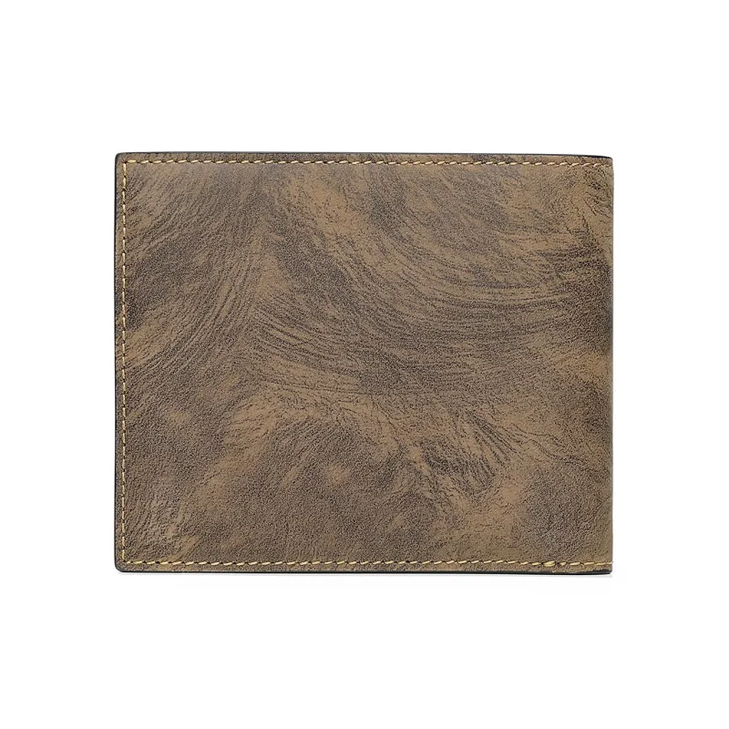 ROBERTA DI CAMERINO Top Grain Cow Leather Wallet Regular Men's Black/Dark Brown/Coffee-2