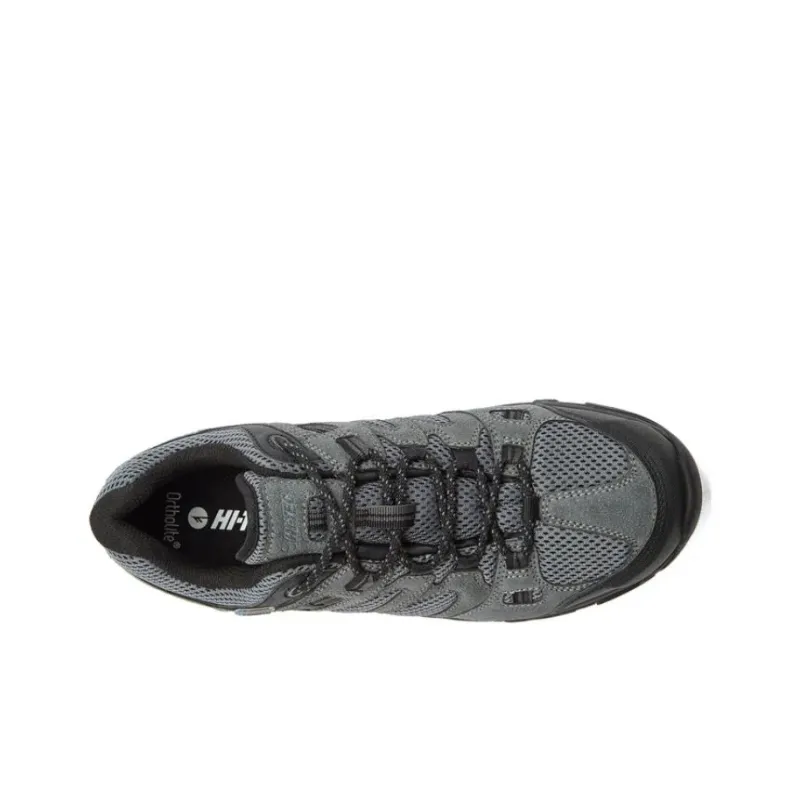 HI-TEC Ravus Anti-Slip Wear-Resistant Low-Top Outdoor Shoes Men's Gray-3
