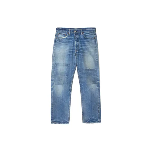 N.HOOLYWOOD New Manual Co-brand Jeans Unisex Blue