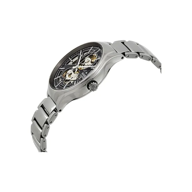 RADO Realme Collection Mechanical Movement Unisex Watch 40mm Black Dial Ceramic Watch Case Ceramic Strap-1