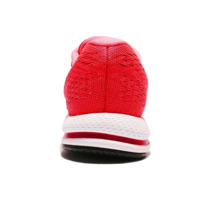 Nike Air Zoom Vomero 12 Cushioned Slip Resistant Low Top Running Shoes Women's Red White-3