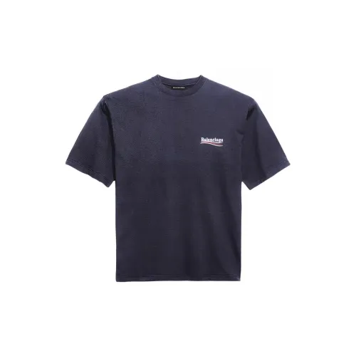 Balenciaga T-Shirts Men Blue