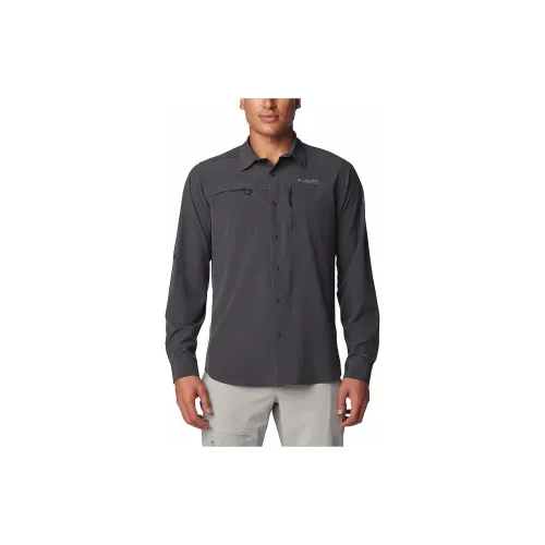 Columbia Summit Valley Shirts Men Black