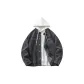 Dark Gray Coat+White Sweatshirt