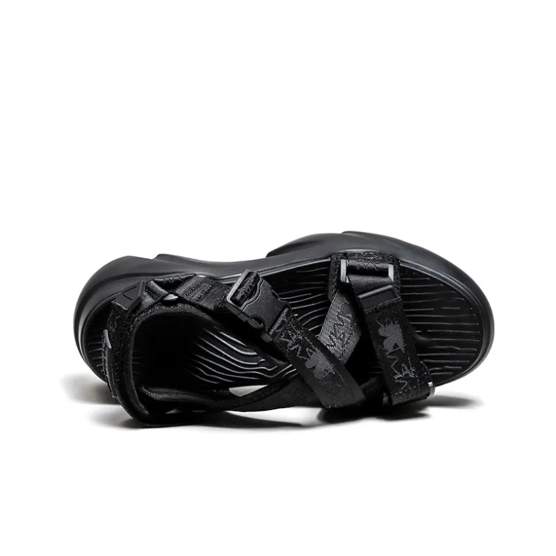 Magn Lens Beach Sandals Unisex Black/Gray-13