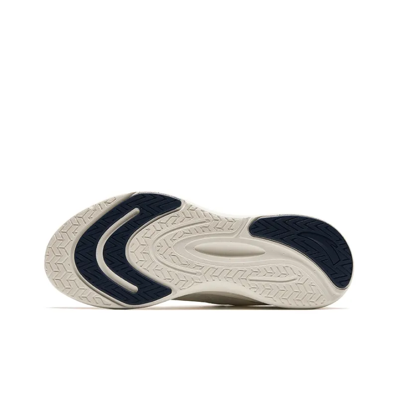 Anta Nebula Slip Resistant, Abrasion Resistant, Breathable, Lightweight Low Top Running Shoes Men's Ivory White-3