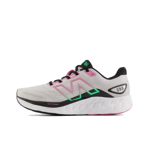 New Balance NB 680 V8 680 V8 Slip Resistant Low Top Running Shoes Women's Gray Black Pink