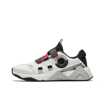 Anta Stable As A Mountain Pro Wear Resistant Support Low Top Training Shoes Men's White Gray