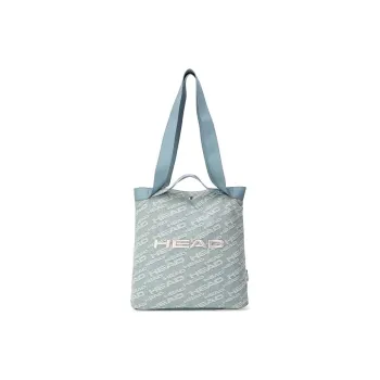 HEAD Fabric Tote Bag Shopping Bag Portable Crossbody Bag Shoulder Bag Large Size Unisex Light Blue