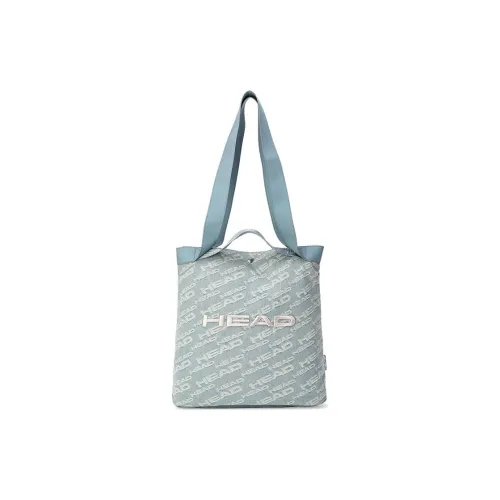 HEAD Fabric Tote Bag Shopping Bag Portable Crossbody Bag Shoulder Bag Large Size Unisex Light Blue