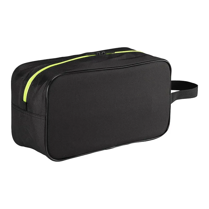 Mizuno Polyester Shoe Box Shoe Bag Medium Size Unisex Black & Lime Gray-2