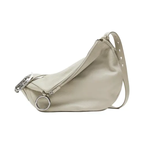 Burberry Knight Grained Calfskin Leather Crossbody Bag Shoulder Bag Medium Size Women's Mist