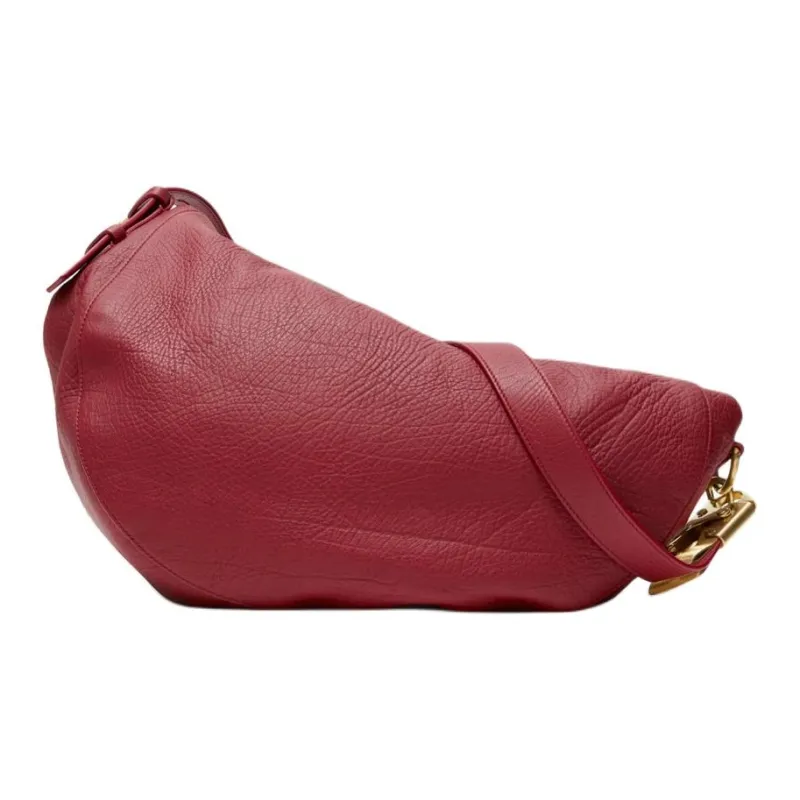 Burberry Knight Calfskin Crossbody Bag, Shoulder Bag Women's Gemstone Red-2