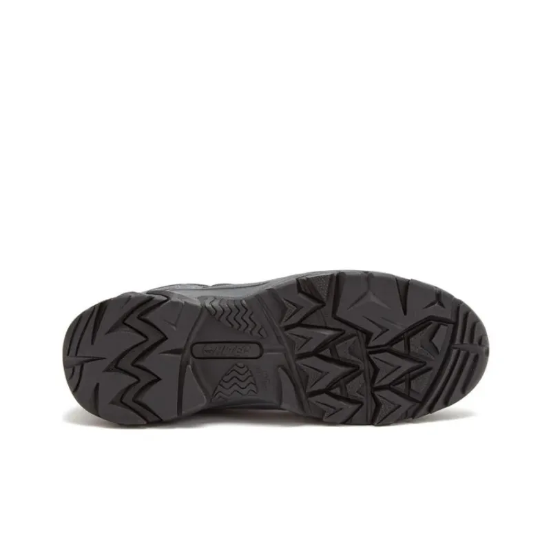 HI-TEC Ravus Mid WP Anti-Slip Wear-Resistant Mid-Top Outdoor Shoes Men's Black Gray Color-2