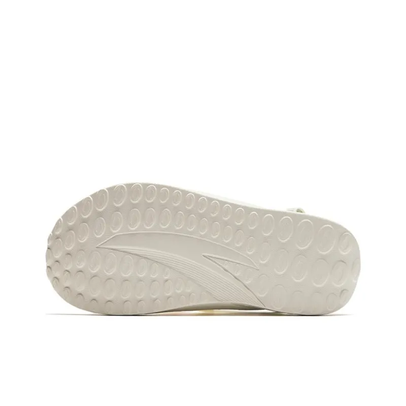 Anta Life Collection Beach Sandals Women's White Gray Green Brown-4