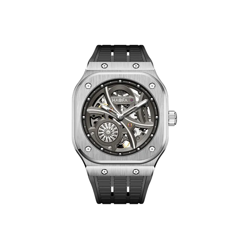 HaofaTourbillon Automatic Mechanical Movement Watch Men's Watches Cut-Out Dial 1962-HF-6