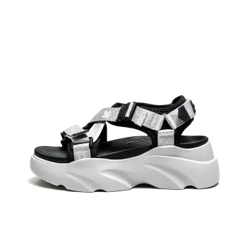 Magn Lens Beach Sandals Unisex Black/Gray