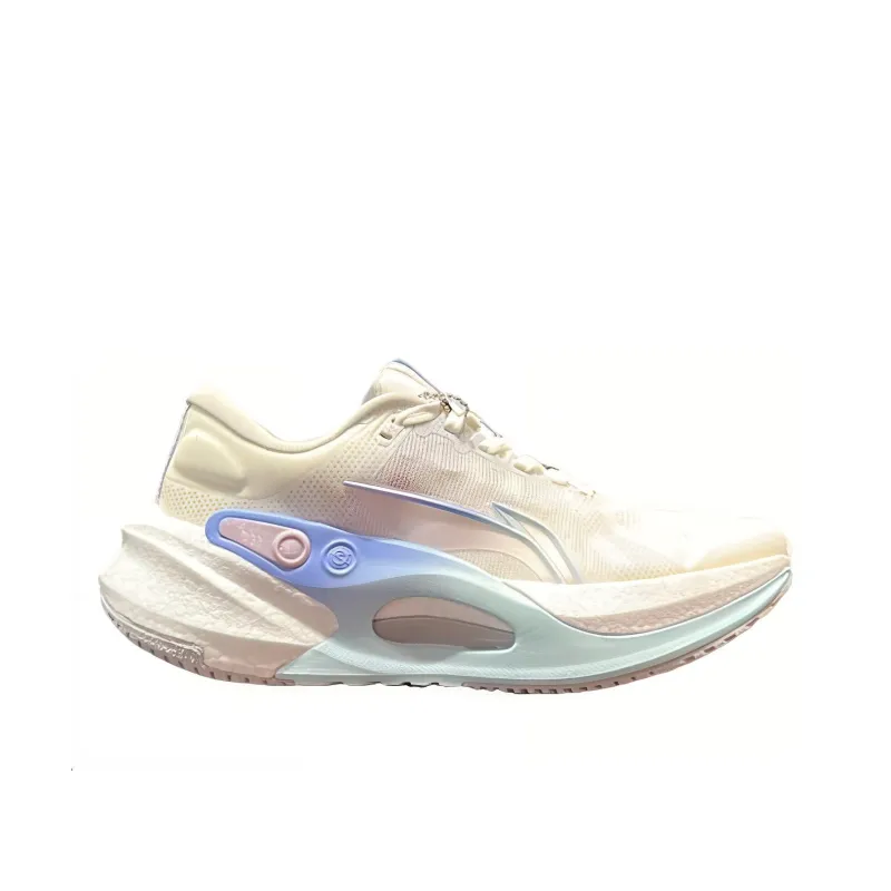 LiNing Furious Rider 7.0 Cushioning Wear Resistant Low Top Running Shoes Women's Pink Purple-1