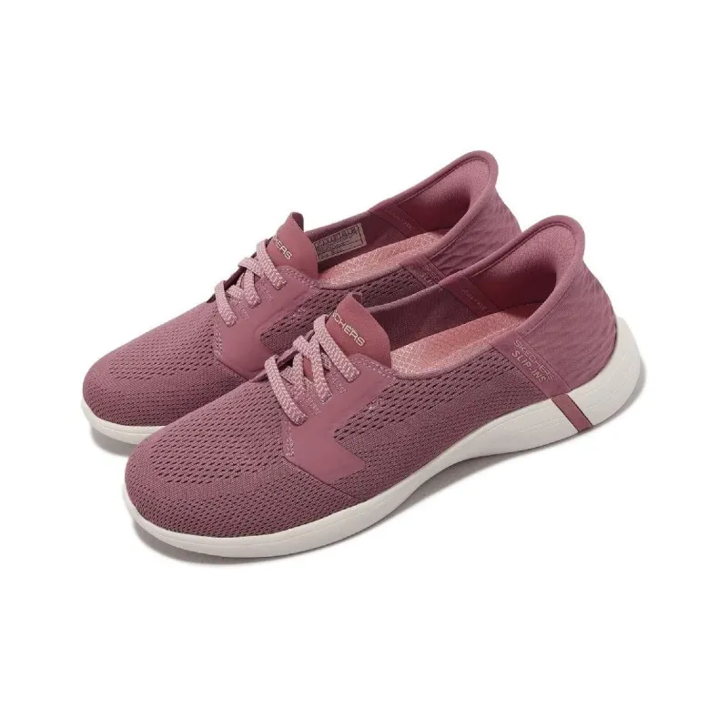 Skechers ON THE GO Swift Fearless Slip Ins Anti Slip Wear Resistant Low Top Casual Shoes Women's Purple-2