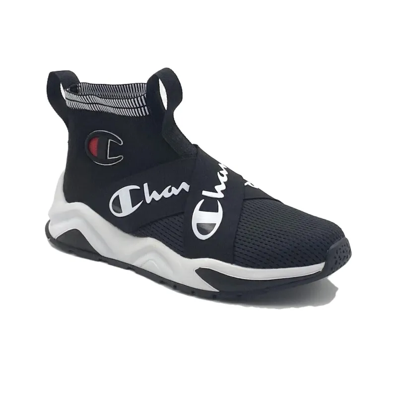 Champion Rally Crossover Cushioning, Wear Resistant High Top Running Shoes Men's Black-2