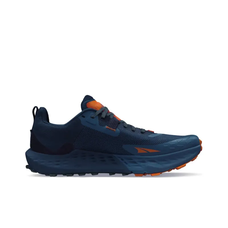 Altra Shock Absorbers With Slip Resistant And Abrasion Resistant Properties Low Top Running Shoes Men's Blue Orange-1