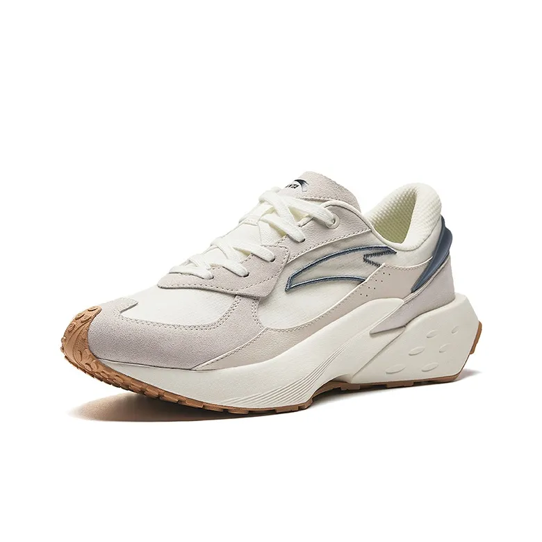 Anta Rock Sugar 4 Cushioning Anti-Slip And Wear-Resistant Low-Top Casual Shoes Men's White Gray-1
