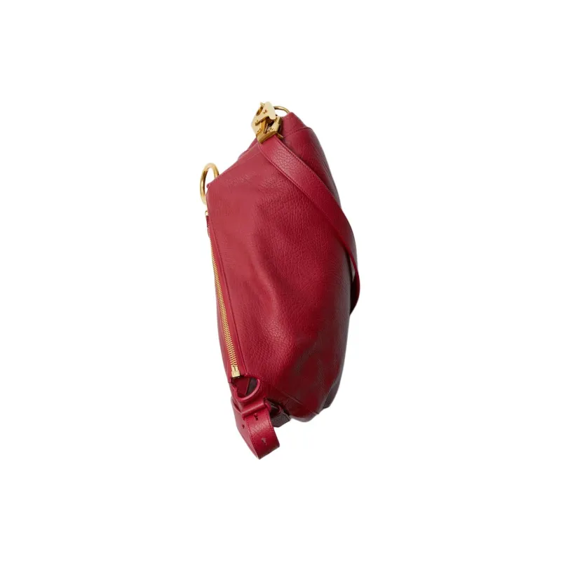 Burberry Knight Calfskin Crossbody Bag, Shoulder Bag Women's Gemstone Red-3