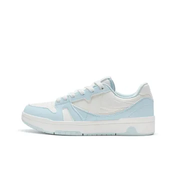 XTEP MAXX LITE Slip Resistant Low Top Skateboard Shoes Women's White Blue