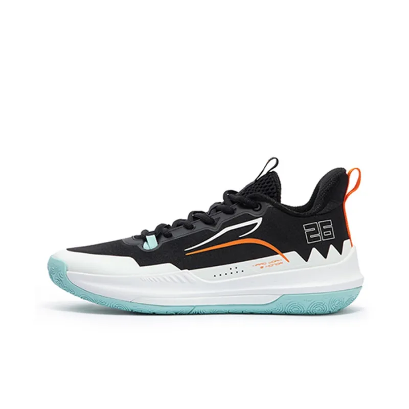 361° DVD Team Basketball Shoes Men Low Top Black/White-0