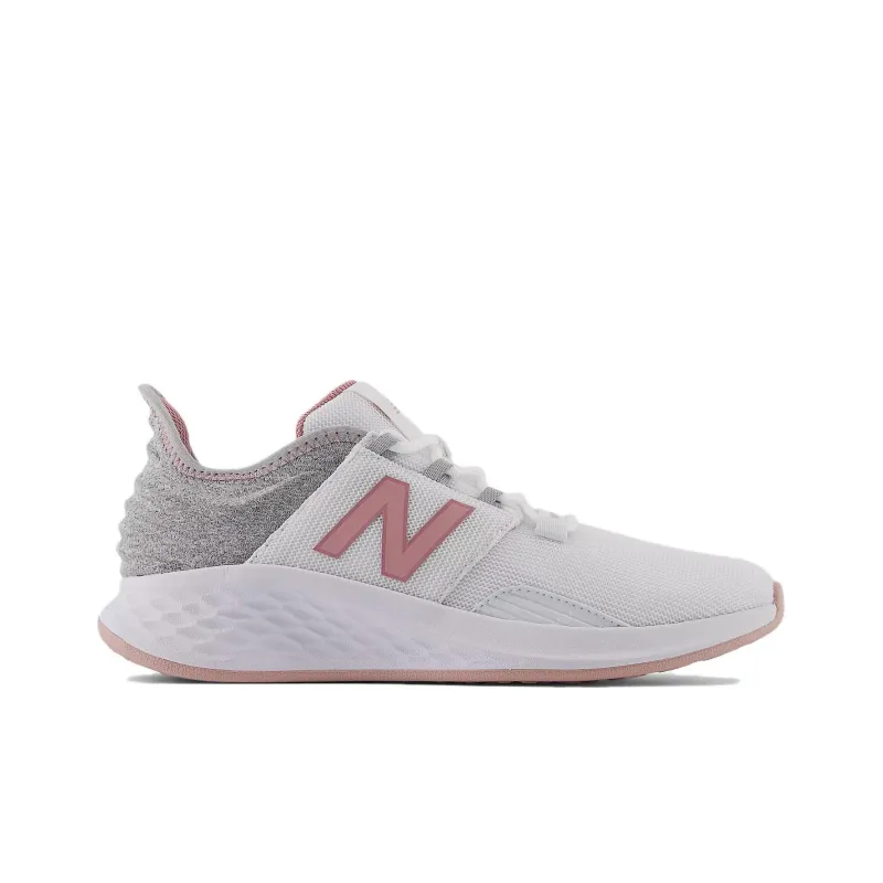 New Balance NB Fresh Foam Rova Shock Absorbers With Slip Resistant Features Low Top Golf Shoes Women's White Gray Pink-1