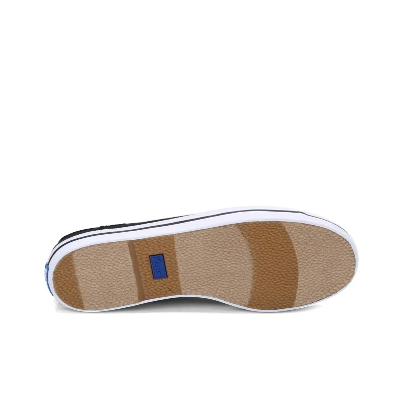 Keds Kickstart Low-Top Canvas Shoes Women's Black White-4