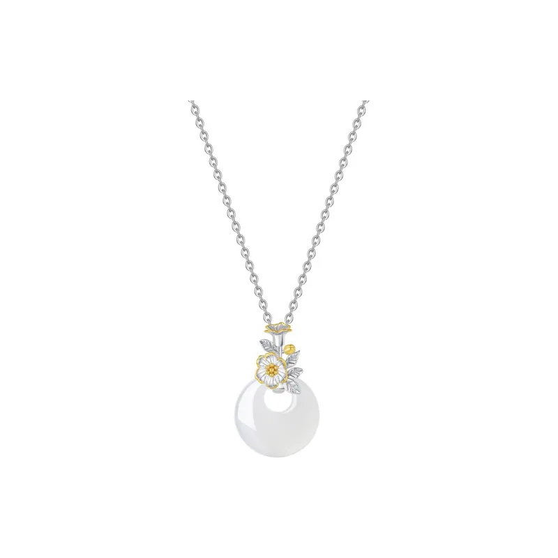 Asia Star Chalcedony Jade Necklaces Women's-4