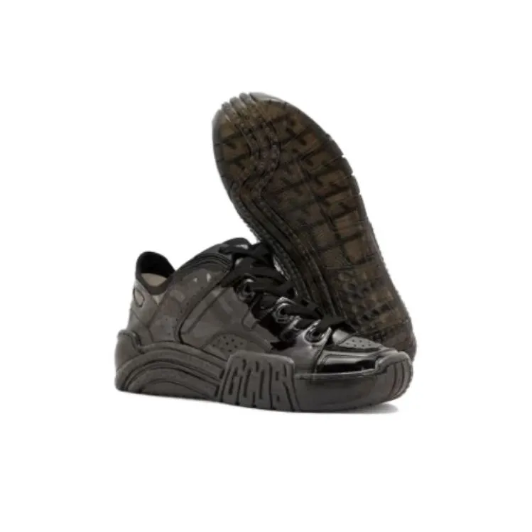 GCDS Slip-Resistant Cushioning Wear-Resistant Low-Top Casual Shoes Unisex Black-4