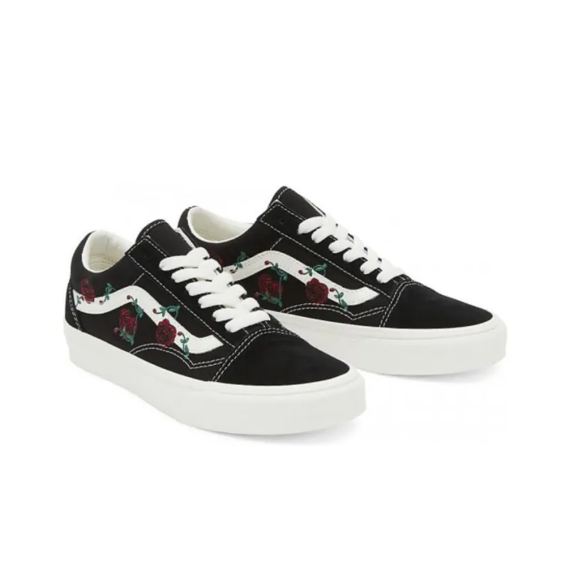 Vans Old Skool 'Black White Floral' Women's-2